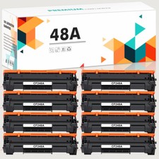 8PK Black CF248A 48A Toner Compatible for HP LaserJet Pro MFP M28w M29w M28a  picture