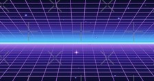 Future Synthwave Desk Mat, 80x40cm / 31in x 15in Desk Pad, deskmat, merch picture