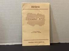 Vtg 1985 XETEC GRAPHIX AT printer interface manual for ATARI COMPUTERS picture