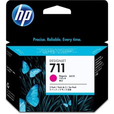 New Genuine HP 711 29-ml Magenta DesignJet Ink Cartridges CZ131A  EXP 12/2022 picture
