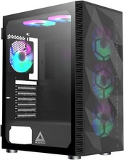 Montech X3 Mesh 6 Fans - 3x 140mm & 3x 120mm Fixed RGB Lighting Fans ATX Mid-... picture
