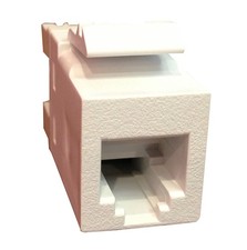TYCO AMP CABLE MOUNTED CAT3 JACK SL110 CONNECTOR JACK RJ11, WHITE picture