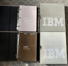 Vtg IBM 1983 DOS V. 2.10 & Basic 1982 Personal Computer Hardware Reference Libra picture