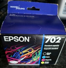 Epson 702 Genuine Ink Cartridge Black and Color Combo Pack T702120-BCS  picture