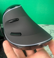 Delux M618Plus RGB Ergonomic Vertical Wired Mouse Adjustable DPI USB Black picture