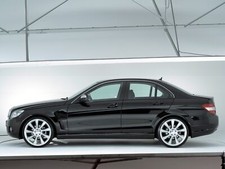 Cars lorinser mercedes benz c klasse w204 modified Desk Mat Stitched picture