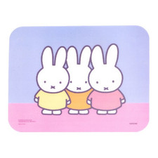 Miffy Mouse Pad Non-Slip PVC Foam Desk Mat Cute Bunny Pastel 25.5 x 20cm picture
