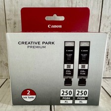 Canon PGI-250XL PGBK Pigment Black Ink Tanks 2-Pack for PIXMA MG6320 MG5420 picture