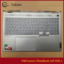 FOR Lenovo ThinkBook 16P GEN 2 Silver C Shell Upper Palmrest Keyboard Touch picture
