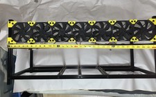 8  GPU Aluminum Stackable Open Air Mining Case Computer Frame Rig Fans Assembled picture