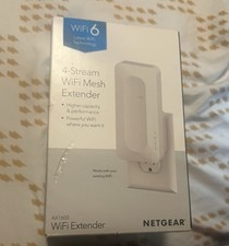 NETGEAR EAX11-100NAS WiFi 6 Mesh Range Extender and Signal Booster NEW Open Box picture