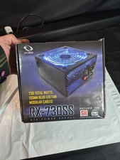 Raidmax Hybrid Series 730W Power Supply RX-730SS Blue LED Fan Never Used.. picture