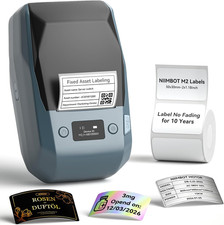 NIIMBOT M2 2 Inch Thermal Transfer Label Maker, 300DPI Bluetooth Label Printer, picture