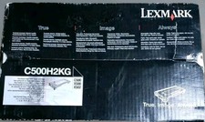 Lexmark C500H2KG Black Toner Cartridge for C500, X500, X502 Genuine NOS NEW picture