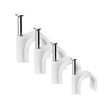 400 Pcs Cable Clips Set - 4 Sizes (4mm, 6mm, 8mm, 10mm) picture