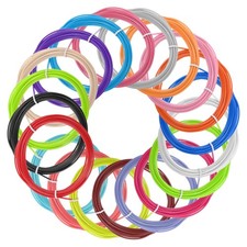 20 Pcs 3D Pen Filament, 1.75mm Dia 16.4ft Length, 20 Colors picture