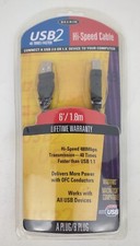 Belkin USB2 2.0 High Speed Cable 6'/ 1.8m USB A Plug to B Plug picture