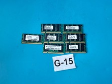 Lot of 7 Laptop DDR1 RAM 512MB PC2700 (DDR-333) SO-DIMM – Samsung / Elpida / Inf picture