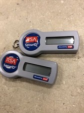 NEW LOT 2x RSA SecurID Security Token KeyFob Expired 2/28/2014 picture