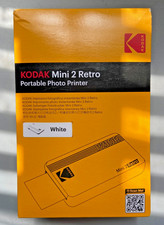 Kodak Mini 2 Retro Bluetooth Portable Dye-Sub Color Photo Printer P210R White picture