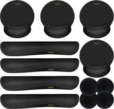 VAGAU Ergonomic Premium Memory Foam Keyboard and Mouse Wrist Rest Pads Set picture
