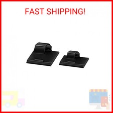 100PCS Cable Clips Black, AIBOO Upgraded Wire Clips Adhesive with 50PCS Small Si picture