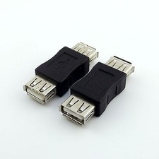 10 USB 2.0 A Female Jack to 2.0 A Female Coupler OTG Adapter Connector Converter picture