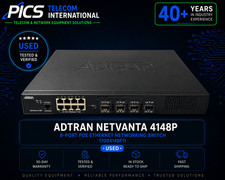 Adtran NetVanta 4148P 8-Port PoE Ethernet Networking Switch 17004148F11 picture