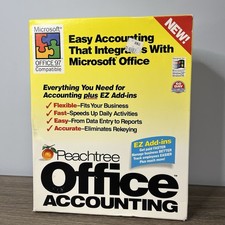 Peachtree Office Accounting Software For Microsoft Windows 95 97 NEW SEALED RARE picture