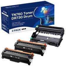 WEAREC TN760 Toner Cartridge and DR730 Drum Unit Replacement for Brother TN-7... picture