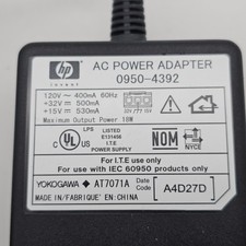 Genuine HP AC Power Adapter for Deskjet 3650 3700 Printers 0950-4392 32V 500mA picture