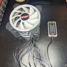 6 - Coolmoon RGB Pc Case Fans With Controller picture