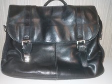 genuine leather computer bag Used Great Condition  No Shoulder Strap  picture