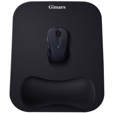 Gimars Large Smooth Superfine Fibre Memory Foam Ergonomic Mouse Pad Wrist Rest S picture
