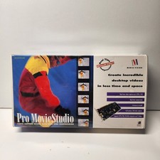 Vintage Media Vision Pro Movie Studio Software With 16 Bit Capture Board  picture