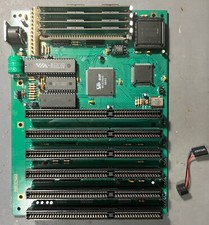 RARE 386SX Motherboard w/ CACHE, M396F-replika, 386SX-33 + Co Processor picture