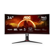 AOC CU34G2XP_BK Bk Computer Monitor 86.4 Cm (34) 3440 X 1440 Pixels ~E~ picture