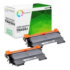 2Pk TCT Prem TN420 TN450 Black Jumbo For Brother HL 2220 2230 Compatible Toner picture