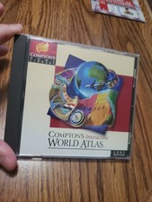 Comptons Interactive World Atlas 1997 Edition PC CD-ROM Software Windows 95  picture
