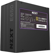 NZXT E650 650-Watt ATX Power Supply PSU Fully Modular 80 Plus Gold No Cables picture