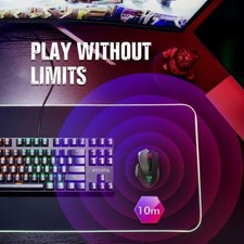 VicTsing Wireless Mouse gaming Chargeable Ergonomic RGB Lighting PC282 10000 DPI picture