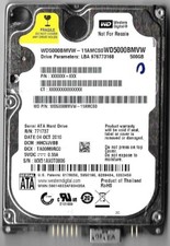Western Digital WD5000BMVW-11AMCS0 500GB USB 3.0 Hard Drive DCM: HHCVJVBB picture
