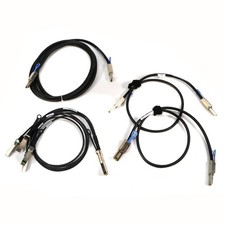 Dell Amphenol, (1) 0TCPM2 1M, (2) 0VDCHF 1M, (1) 0U651D 4M, Stacking Cables picture