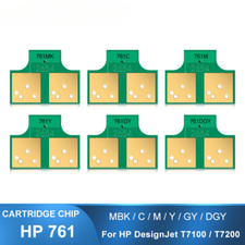 6PC/SET For HP 761 Compatible Ink Cartridge Chip for HP DesignJet T7100 T7200 picture