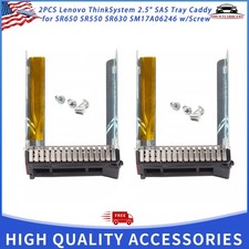 2PCS 2.5in SAS SATA Drive Tray SM17A06246 for Lenovo ThinkSystem SR550 SR630 picture