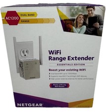 NETGEAR EX6120 AC1200 Dual Band Wi-Fi Range Extender (W1-D2-49) Open Box picture