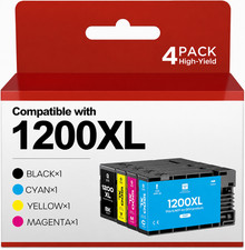 4PK PGI-1200 Ink Cartridge for MB Laser Printer MB2020 MB2120 MB2350 MB2720 picture