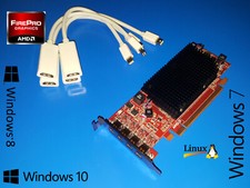 HP Workstations z200 z210 z220 z230 z240 SFF Quad 4x HDMI Video Graphics Card picture