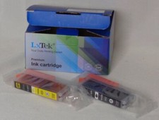 New LxTek black & yellow ink cartridges 281 for Canon Pixma printers picture