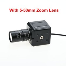 2MP 60fps Color Global Shutter USB Camera Moving Capture 5-50mm Manual Zoom lens picture